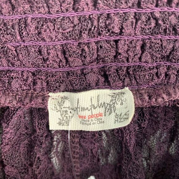 Free People Rule The World Sheer Sleep Romper Womens Size Large NWT $88 - Picture 7 of 14